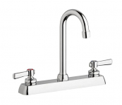 Chicago Faucets W8D-GN1AE35-369AB Workboard Faucet, 8''